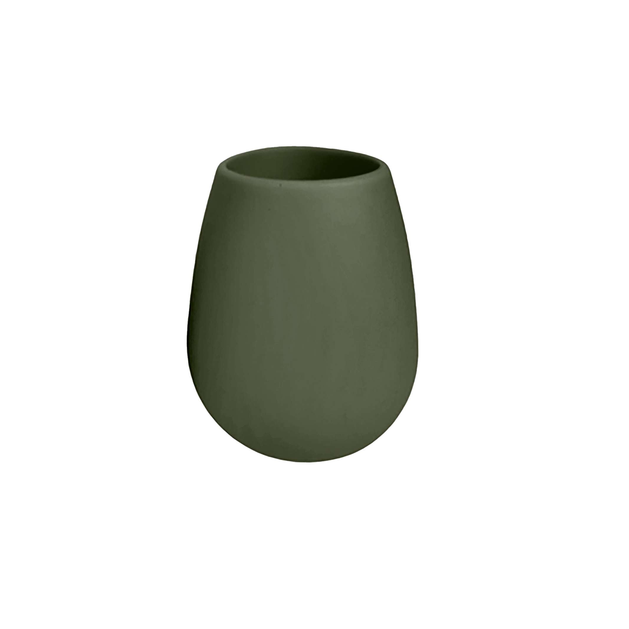 PORTER GREEN – FEGG WATER GLASSES 350ML IN SILICONE - Sage